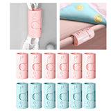 Maxbell 6 Pieces Multipurpose Bed Sheet Fixed Clamp for Fastening Snacks Towels Pink