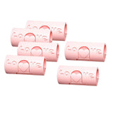 Maxbell 6 Pieces Multipurpose Bed Sheet Fixed Clamp for Fastening Snacks Towels Pink