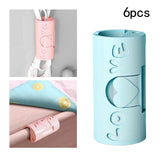 Maxbell 6 Pieces Multipurpose Bed Sheet Fixed Clamp for Fastening Snacks Towels Blue
