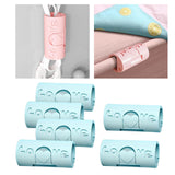 Maxbell 6 Pieces Multipurpose Bed Sheet Fixed Clamp for Fastening Snacks Towels Blue