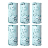 Maxbell 6 Pieces Multipurpose Bed Sheet Fixed Clamp for Fastening Snacks Towels Blue