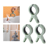 Maxbell Beach Towel Clips Hanging Clip Clamps for Beach Chair Pool Chair Green