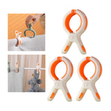 Maxbell Beach Towel Clips Hanging Clip Clamps for Beach Chair Pool Chair White