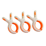 Maxbell Beach Towel Clips Hanging Clip Clamps for Beach Chair Pool Chair White