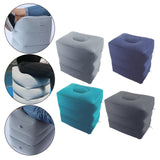 Maxbell Inflatable Foot Rest 3 Layers Foot Stool Foot Rest Pillow for Travelling Light Gray