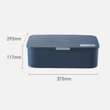 Maxbell Multi Layer File Storage Case Water Resistant for Bill Laptop Passport Blue