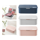 Maxbell Multi Layer File Storage Case Water Resistant for Bill Laptop Passport Blue