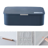 Maxbell Multi Layer File Storage Case Water Resistant for Bill Laptop Passport Blue