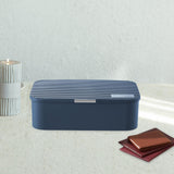 Maxbell Multi Layer File Storage Case Water Resistant for Bill Laptop Passport Blue