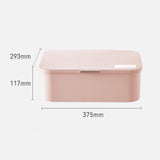Maxbell Multi Layer File Storage Case Water Resistant for Bill Laptop Passport Pink