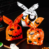 Maxbell Halloween Candy Bags Party Favor Gift Bags for Celebration Halloween Party White 17cmx10cm