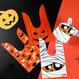 Maxbell Halloween Candy Bags Party Favor Gift Bags for Celebration Halloween Party White 23cmx14cm