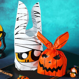 Maxbell Halloween Candy Bags Party Favor Gift Bags for Celebration Halloween Party White 23cmx14cm