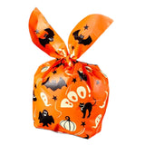 Maxbell Halloween Candy Bags Party Favor Gift Bags for Celebration Halloween Party Orange B 17cmx10cm