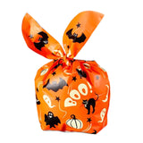 Maxbell Halloween Candy Bags Party Favor Gift Bags for Celebration Halloween Party Orange B 17cmx10cm