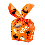 Maxbell Halloween Candy Bags Party Favor Gift Bags for Celebration Halloween Party Orange B 17cmx10cm