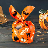 Maxbell Halloween Candy Bags Party Favor Gift Bags for Celebration Halloween Party Orange B 17cmx10cm