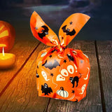 Maxbell Halloween Candy Bags Party Favor Gift Bags for Celebration Halloween Party Orange B 23cmx14cm