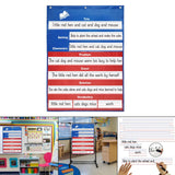 Maxbell Multipurpose Schedule Pocket Chart Teaching Chart for Homeschool Office