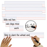 Maxbell Multipurpose Schedule Pocket Chart Teaching Chart for Homeschool Office