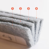 Maxbell Window Groove Cleaning Brush PP Material Handle Comfortable Grip, Washable Orange