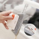 Maxbell Window Groove Cleaning Brush PP Material Handle Comfortable Grip, Washable Orange