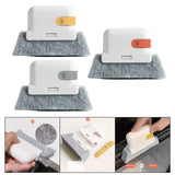 Maxbell Window Groove Cleaning Brush PP Material Handle Comfortable Grip, Washable Orange
