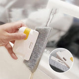 Maxbell Window Groove Cleaning Brush PP Material Handle Comfortable Grip, Washable Yellow