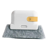Maxbell Window Groove Cleaning Brush PP Material Handle Comfortable Grip, Washable Yellow