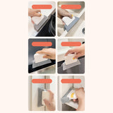 Maxbell Window Groove Cleaning Brush PP Material Handle Comfortable Grip, Washable Yellow