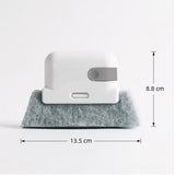 Maxbell Window Groove Cleaning Brush PP Material Handle Comfortable Grip, Washable Grey