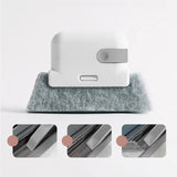 Maxbell Window Groove Cleaning Brush PP Material Handle Comfortable Grip, Washable Grey