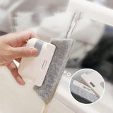 Maxbell Window Groove Cleaning Brush PP Material Handle Comfortable Grip, Washable Grey