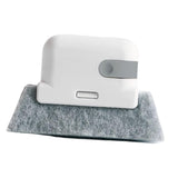 Maxbell Window Groove Cleaning Brush PP Material Handle Comfortable Grip, Washable Grey