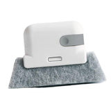Maxbell Window Groove Cleaning Brush PP Material Handle Comfortable Grip, Washable Grey