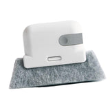 Maxbell Window Groove Cleaning Brush PP Material Handle Comfortable Grip, Washable Grey