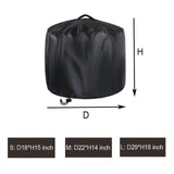 Maxbell Fire Pit Cover Brazier Cover Windproof Firepit Protective Cover for Indoor M