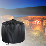 Maxbell Fire Pit Cover Brazier Cover Windproof Firepit Protective Cover for Indoor M
