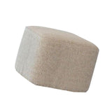 Maxbell Linen Cotton Footrest Foot Stool Cover for Living Room Accessory Durable Beige
