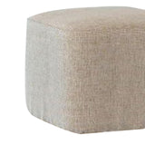 Maxbell Linen Cotton Footrest Foot Stool Cover for Living Room Accessory Durable Beige
