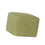 Maxbell Linen Cotton Footrest Foot Stool Cover for Living Room Accessory Durable Green