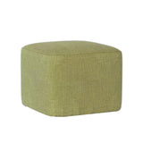 Maxbell Linen Cotton Footrest Foot Stool Cover for Living Room Accessory Durable Green