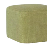 Maxbell Linen Cotton Footrest Foot Stool Cover for Living Room Accessory Durable Green