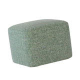 Maxbell Linen Cotton Footrest Foot Stool Cover for Living Room Accessory Durable Dark Green
