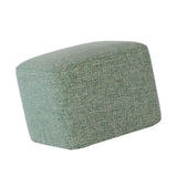 Maxbell Linen Cotton Footrest Foot Stool Cover for Living Room Accessory Durable Dark Green