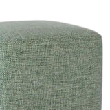 Maxbell Linen Cotton Footrest Foot Stool Cover for Living Room Accessory Durable Dark Green