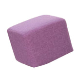 Maxbell Linen Cotton Footrest Foot Stool Cover for Living Room Accessory Durable Purple
