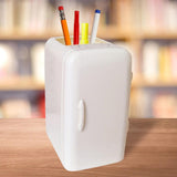 Maxbell Cute Pencil Makeup Storage Container Organizer for Home and Office Supplies White