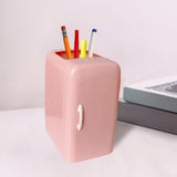 Maxbell Cute Pencil Makeup Storage Container Organizer for Home and Office Supplies Pink