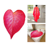 Maxbell Red Simulated Leaf Flannel Blanket Lightweight for Friends family 200cmx230cm